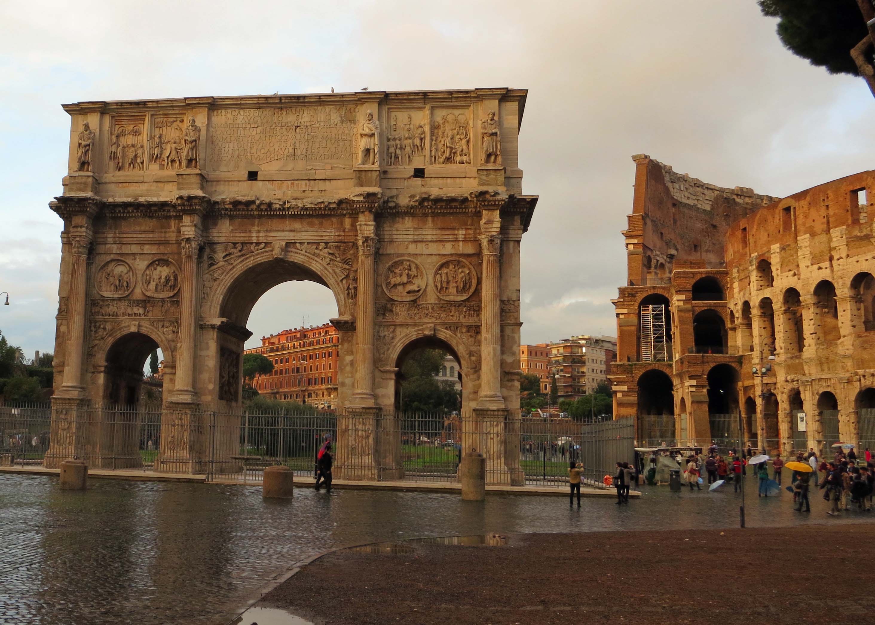 Триумфальная арка Константина Колизей Рим бесплатно