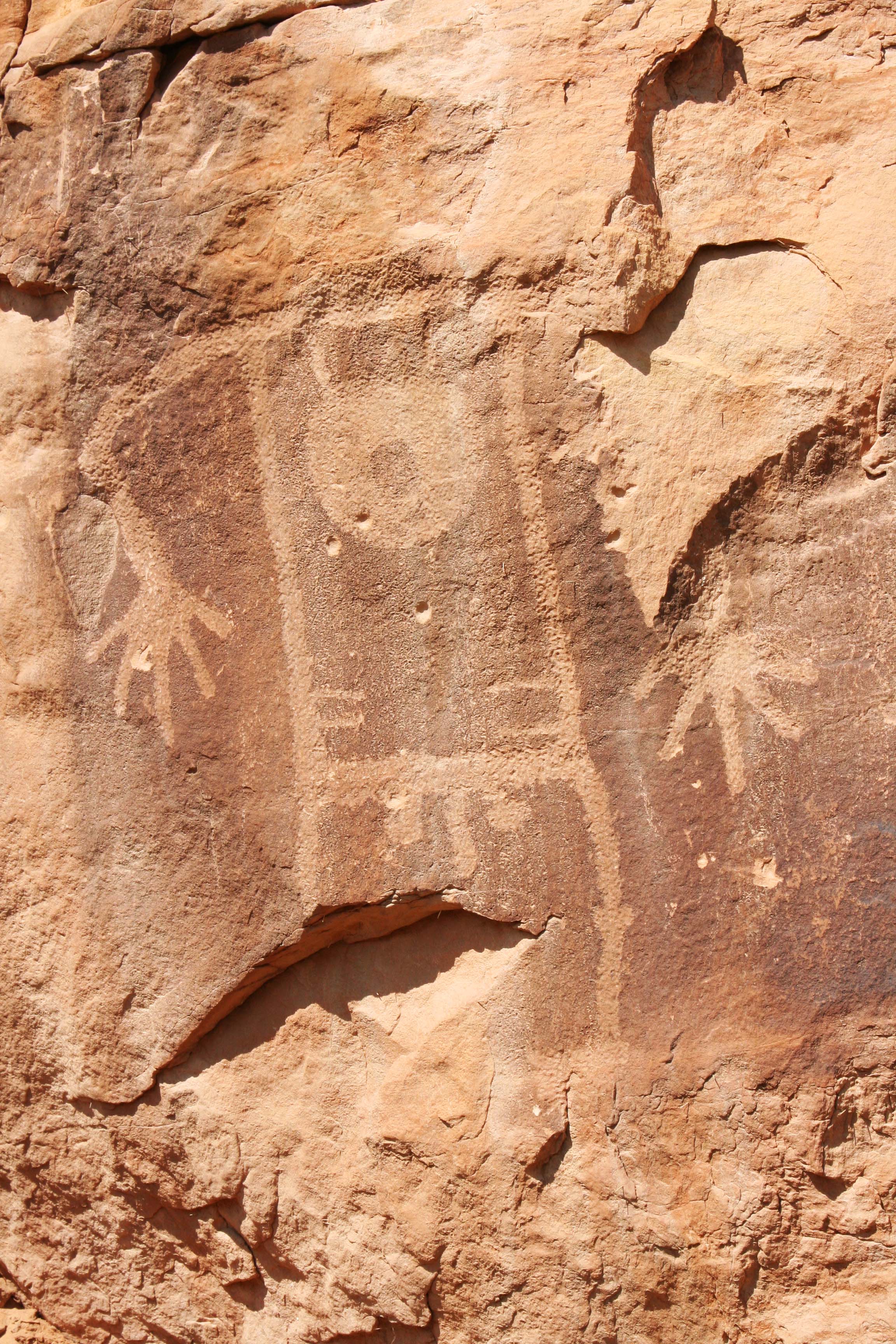 Dinosaur national Monument petroglyph.
