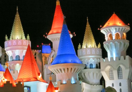 Most of the older casinos in Las Vegas have now been replaced with fantasy creations that out-Disney Disney.