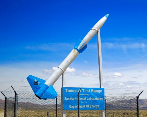 Tonopah Test Range in Southern Nevada.