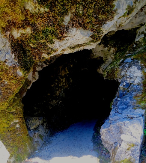 Cave exit at Oregon Caves National Monument.