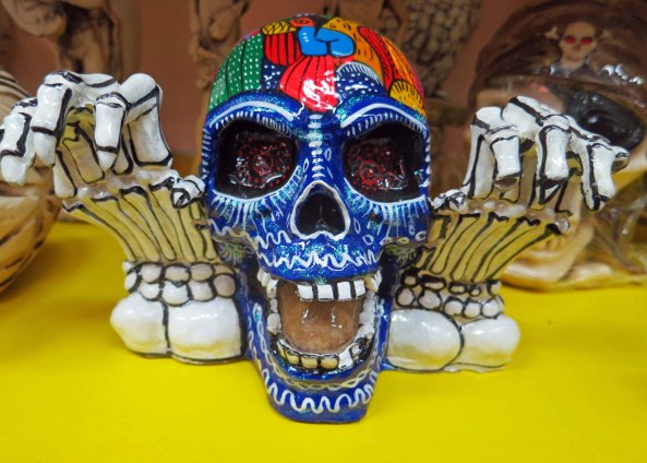Skull art found in Puerto Vallarta.