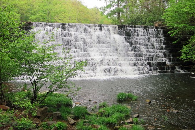 Spillway to Otter Lake along the Blue Ridge Parkway in Virginia.