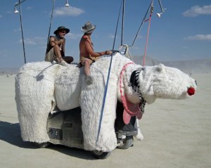 Polar Bear mutant vehicle at Burning Man.